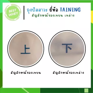 (10ชิ้น) TAINING URINE BAG ถุงปัสสาวะ แบบเทล่าง / แบบเทบน พร้อมสาย 2000 ml.