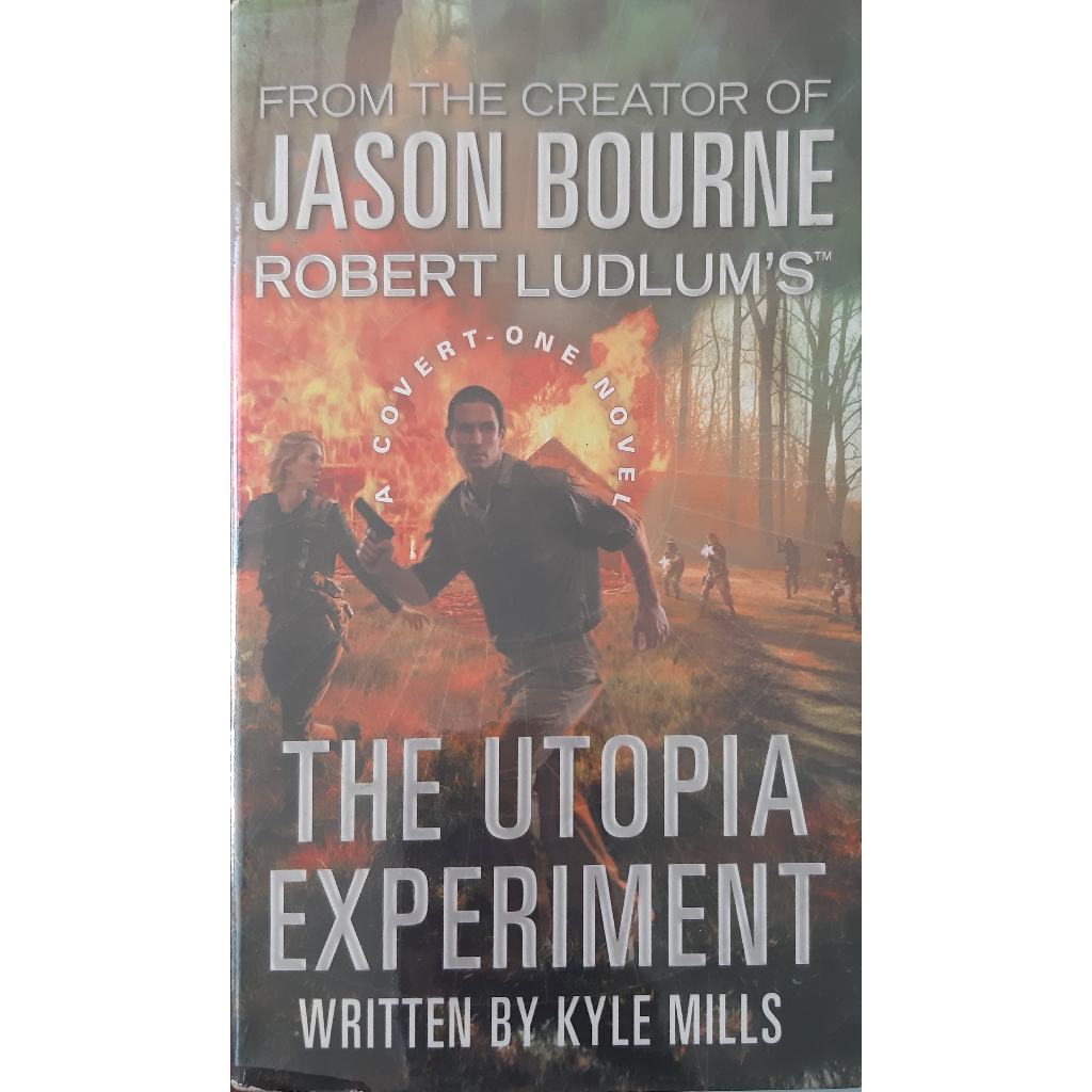*USED* ROBERT LUDLUM'S The Utopia Experiment Kyle Mills Paperback หนังสือภาษาอังกฤษ