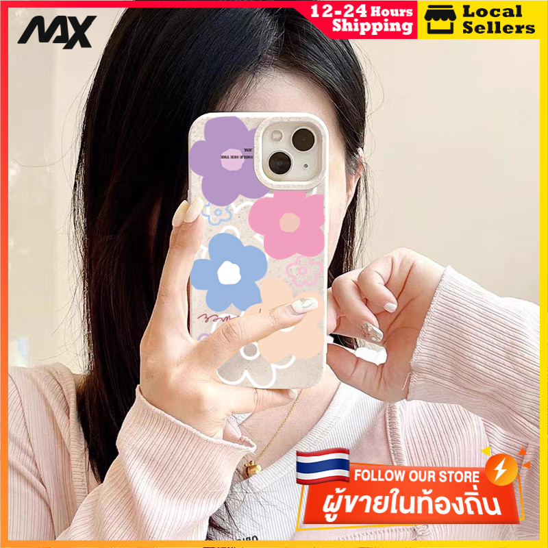 ส่งจากไทย เคสโทรศัพท์มือถือนิ่ม กันกระแทก สําหรับ for Iphone 12 13 7 8 15 Plus X XS XR 16 11 14 15 Pro Max น่ารัก