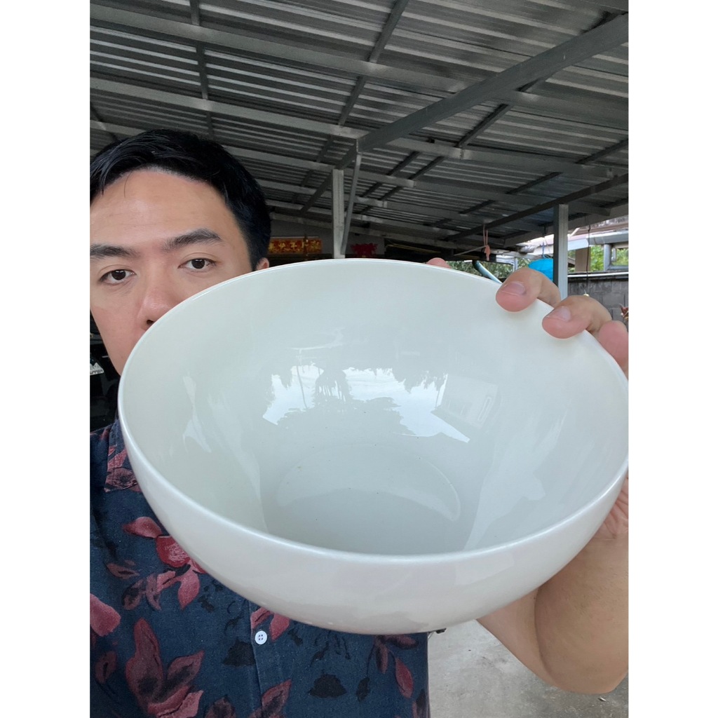 ชามเซรามิค ขนาด 8x4 นิ้ว สีขาวล้วน พอร์ซเลน ออกใบกำกับภาษีได้ มีให้เลือกหลายลาย หลายขนาด ดีไซน์สวยงาม คุณภาพ