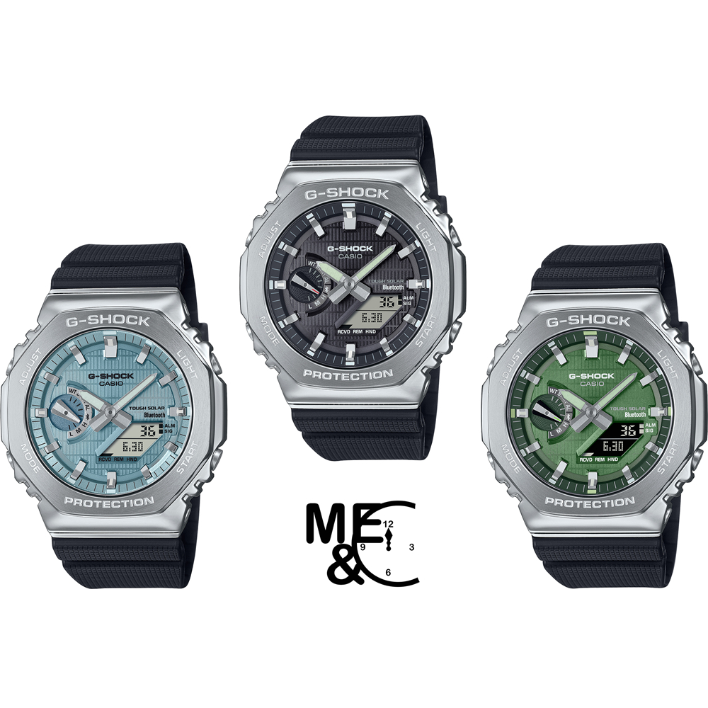 CASIO G-SHOCK STEEL GBM-2100 (ทัชโซล่า,บลูทูธ) ของแท้ ประกันศูนย์ CMG