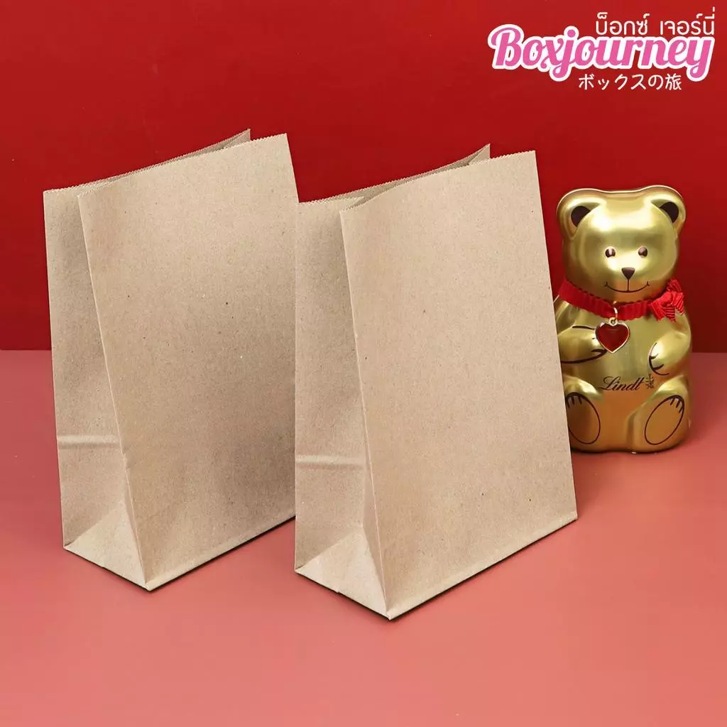 Boxjourney ซองกระดาษคุ้มค่าสีน้ำตาล มีให้เลือกหลายไซส์ (50 ชิ้น/แพ็ค)