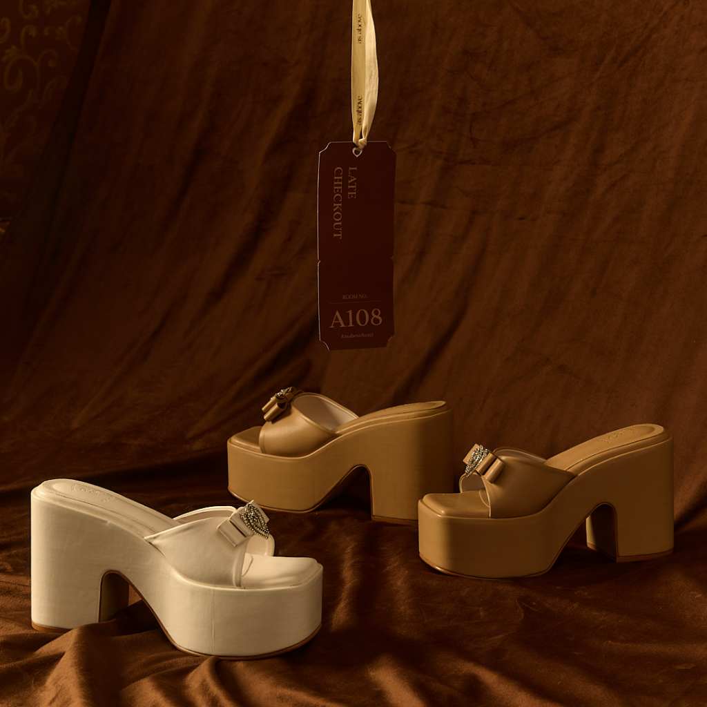 as above A108 รองเท้าส้นตึก 4 นิ้ว