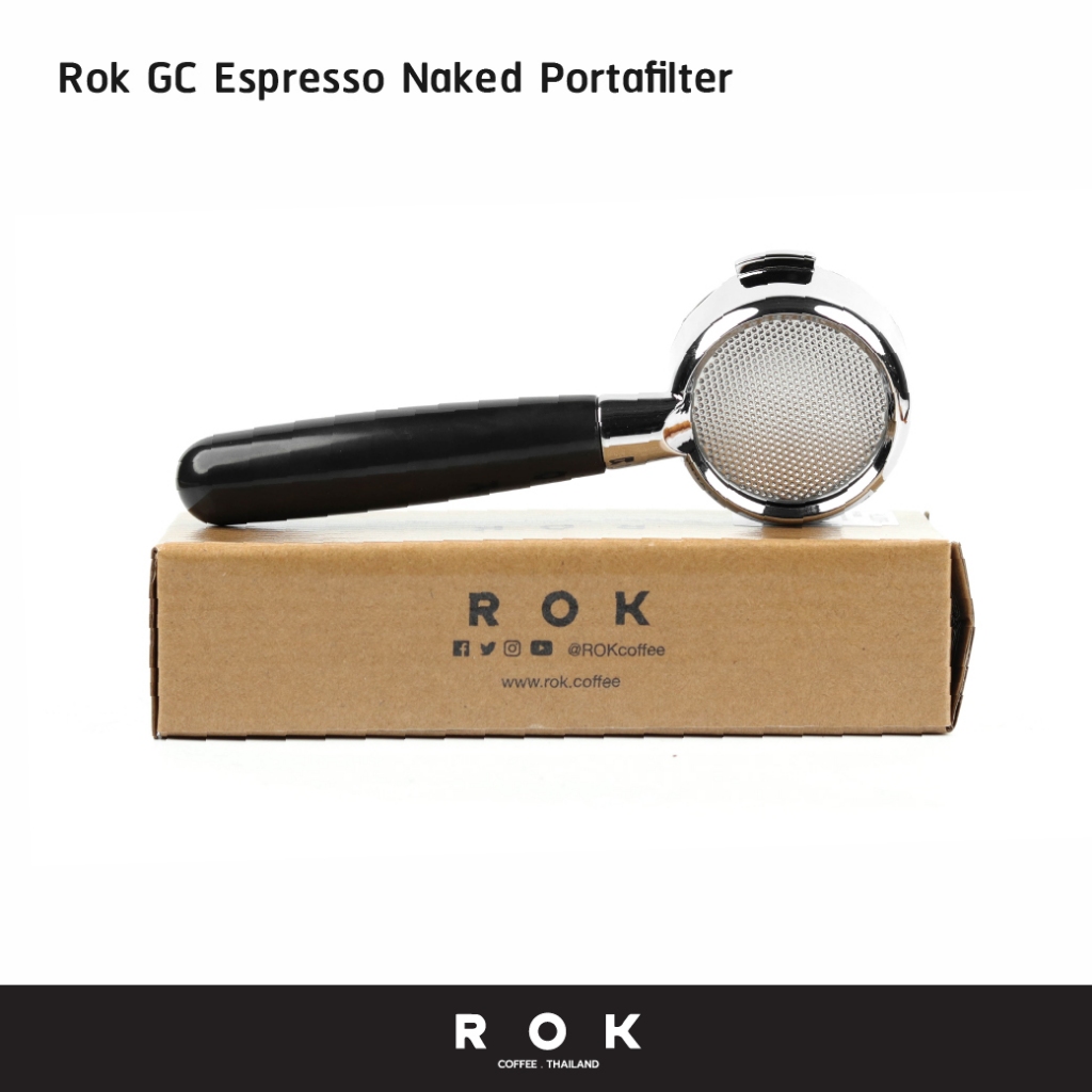 อะไหล่แท้ อะไหล่เครื่อง Rok Espresso GC ด้ามชง Bottomless ชิ้นส่วน อุปกรณ์ ส่วนประกอบ ของแท้