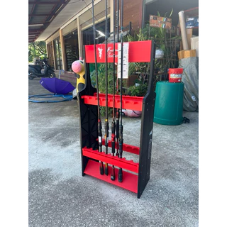 ชั้นวางคันเบ็ด (fishing gracing) 20*44*89 cm คละสี