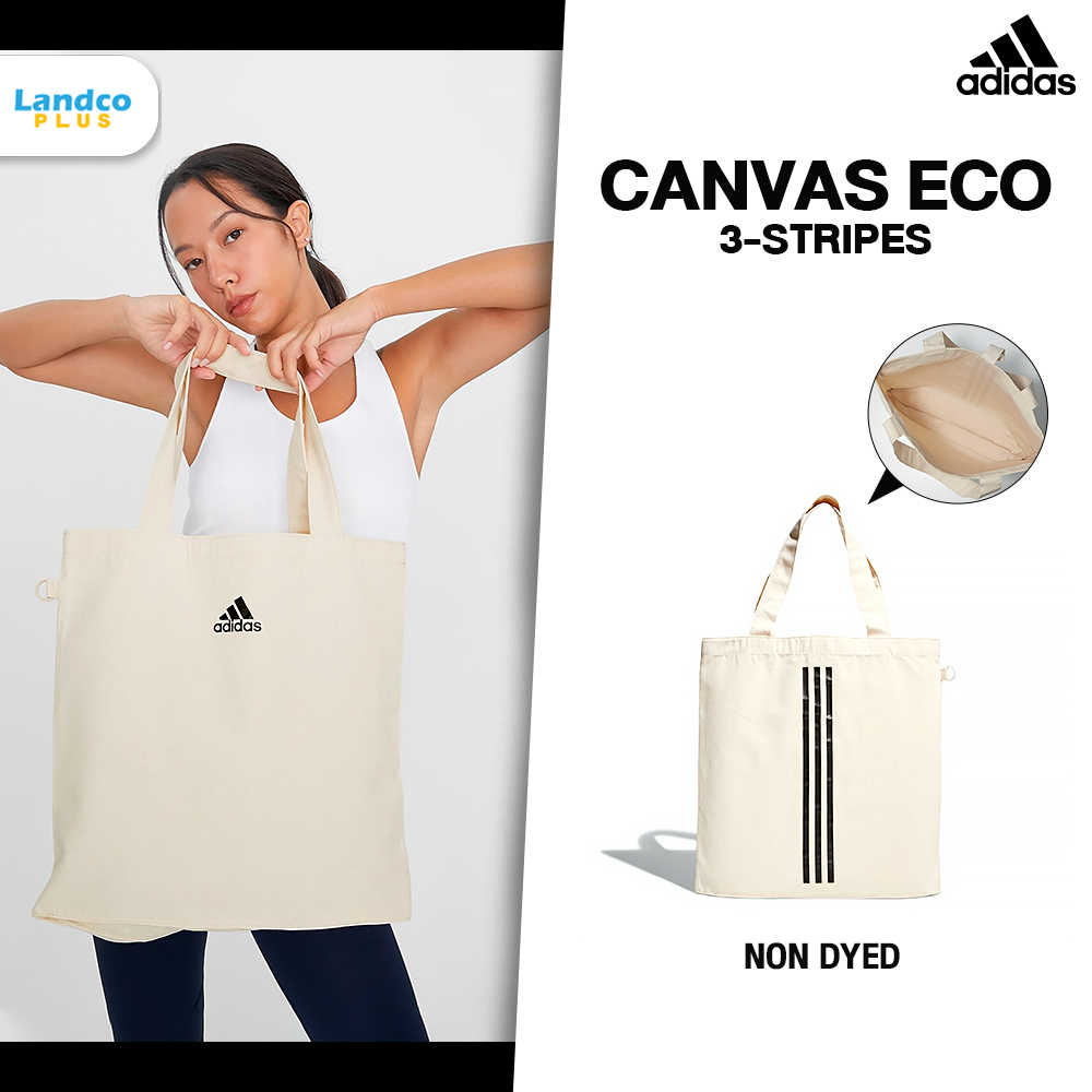 Adidas อาดิดาส กระเป๋าผ้าถือ กระเป๋าผ้า Canvas Eco Bag HI3520 Non Dyed (700)