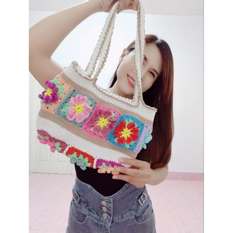 กระเป๋าสะพายข้างเชือกฟอก อ่านรายละเอียดก่อนสั่งซื้อ