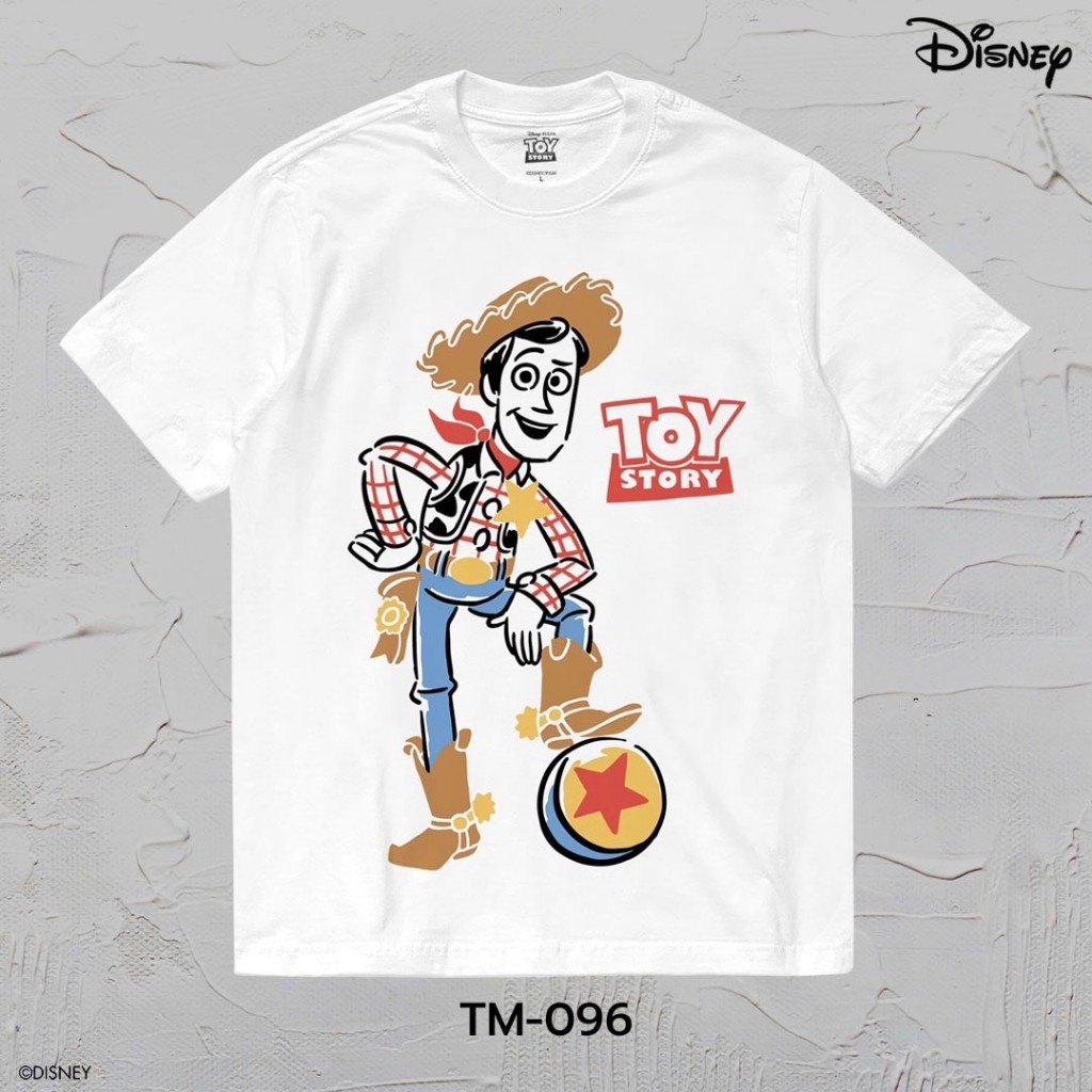 Power 7 Shop เสื้อยืดการ์ตูน Toy Story ลาย "Woody" (TM-096)