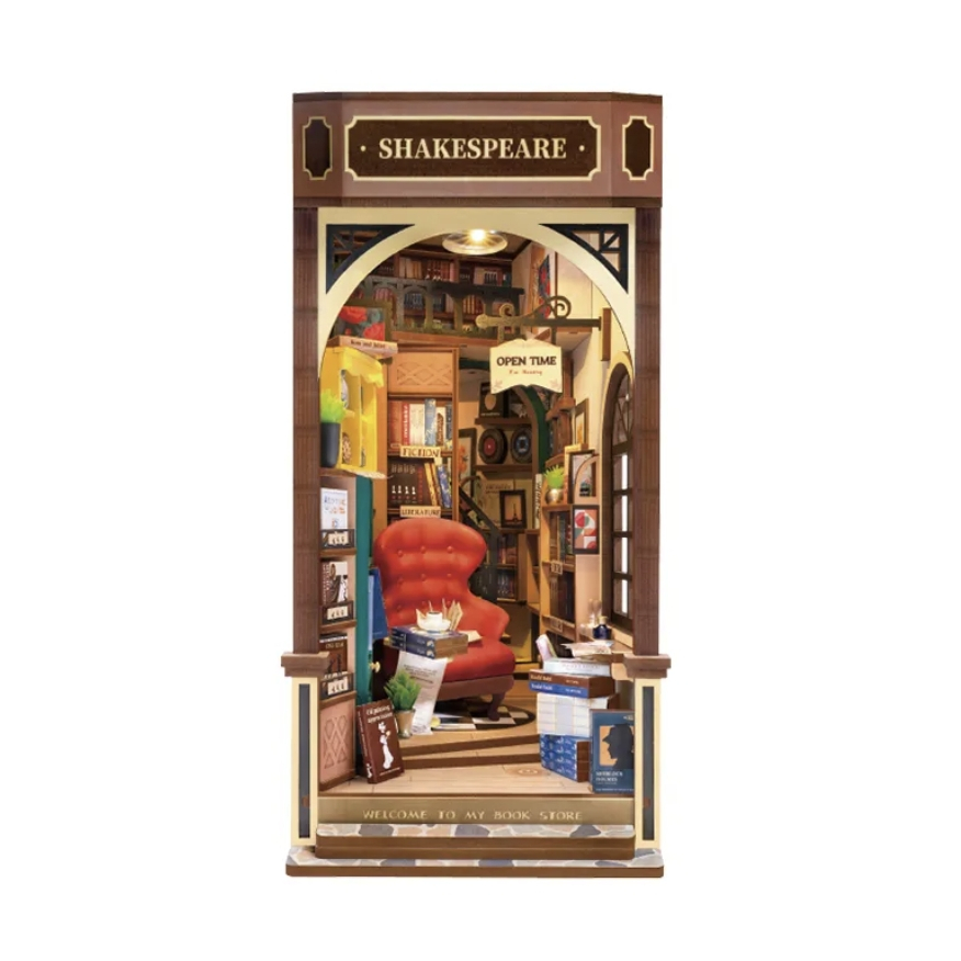 Rolife Book Nook Shelf Insert - TGB07 Bookstore ที่กั้นหนังสือ | บ้านตุ๊กตา โมเดลบ้าน ของเล่นศิลปะ DIY
