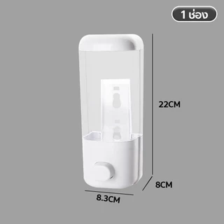 doti Wall soap dispenser เครื่องจ่ายสบู่ 1ช่อง/2ช่อง ที่กดสบู่เหลว ติดผนัง อุปกรณ์เสริมห้องน้ำ