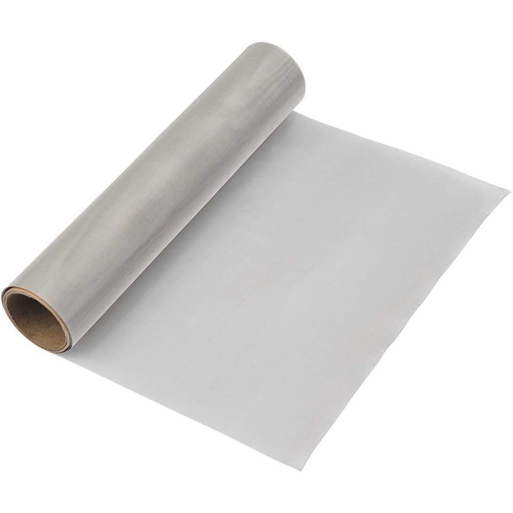 ตัดซอยเป็นแผ่นแจ้งทางแชท**30 Mesh =634  Micron แผ่นกรองสแตนเลส 304  ขนาด หน้ากว้าง 1เมตร ยาว 30ซม. 100ซม. เหมาะทำมุ้งลวด