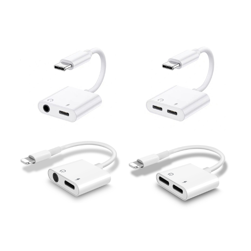 หางหนู Type C to Audio 3.5mm / USB C สายแปลงหูฟัง 3.5 mm แปลงชาร์จและต่อหูฟัง ได้พร้อมกัน
