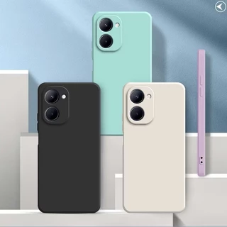 เคส กำมะหยี่ ซิลิโคนนิ่ม สำหรับ VIVO Y05 Y31D Y500i Y11D V70 Y39 Y29S Y29 Y04 Y04S Y03T Y18 Y03 Y28S กันกระแทก สีพาสเทล