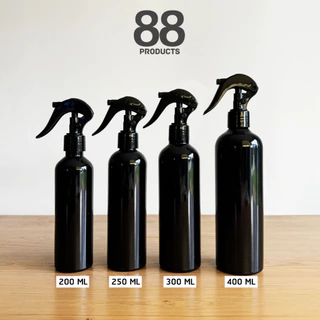 ขวดฟ๊อกกี้สีดำ ขวดสเปรย์สีดำ ขวดPET 200/250/300/400/500ml. พร้อมจัดส่งจากกรุงเทพ 88 PRODUCTS