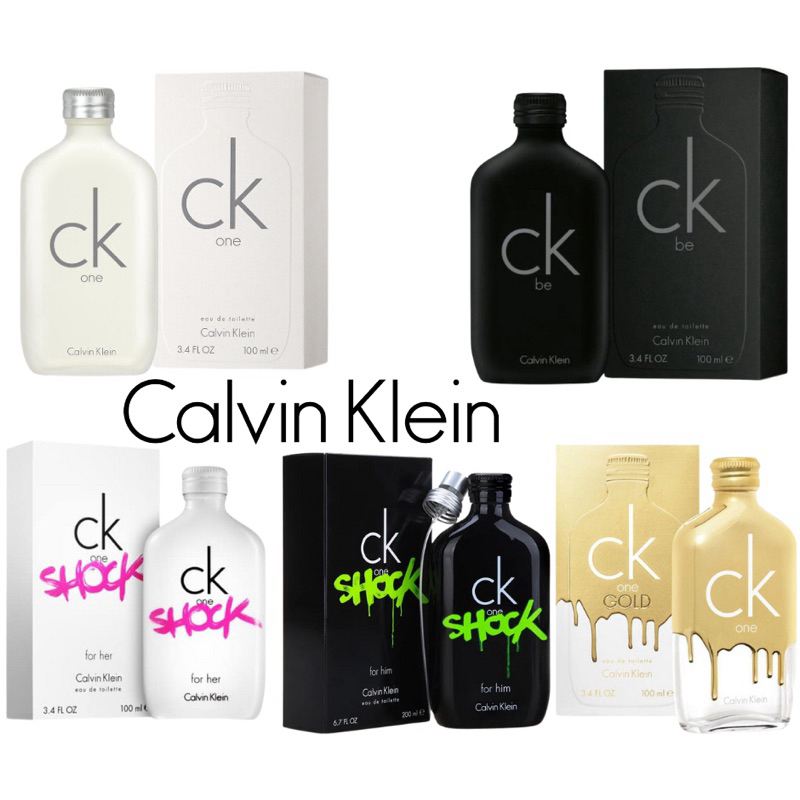 Calvin Klein น้ำหอมCK One / CK Be มีหลายขนาด100ml,200ml(ไม่ซีล)