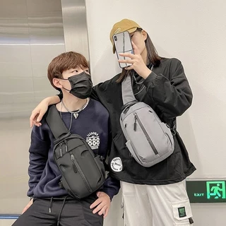 กระเป๋าคาดหน้าอกผู้ชายสไตล์เกาหลี