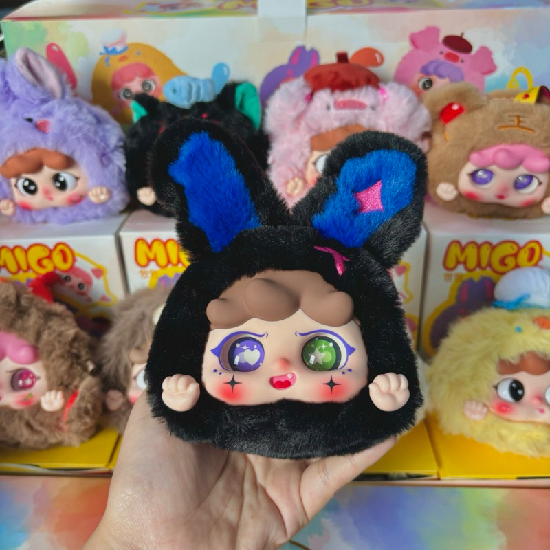 พร้อมส่ง🎀 (เช็คตัว) Migo animal party zipper ver. รุ่นมีซิป 🐶🐧 ของแท้100% ✨ - รูปที่ 7