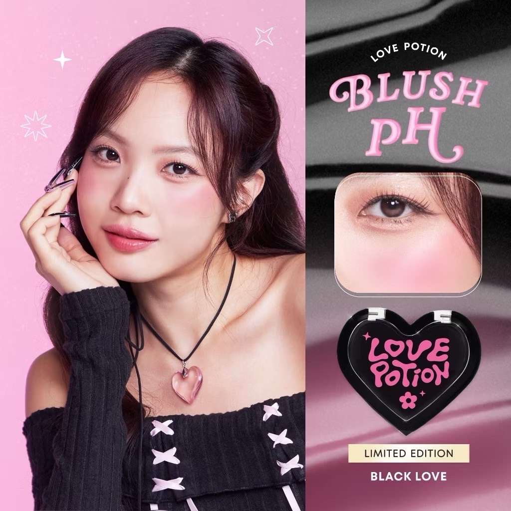 พร้อมส่ง ของแท้ Love Potion บลัชแบล็คเลิฟ / Love Potion ลิปออยล์เนื้อฉ่ำวาว #บลัชดำ #ลิปออยล์สีดำ #ล