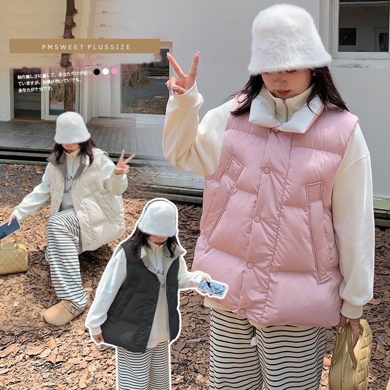 [ อกถึง 61" ] : PMP2321 : พรีออเดอร์ เสื้อผ้าไซส์ใหญ่ เสื้อกันหนาวสไตล์เกาหลี คนอ้วน สาวอวบ สำหรับใส่แมตช์กับสเวตเตอร์