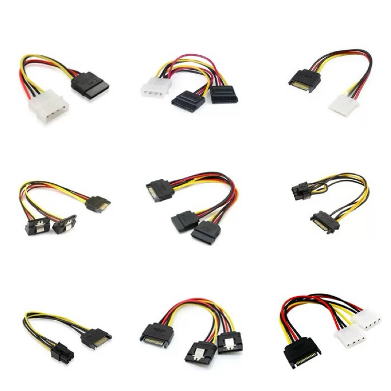 สาย Power sata สายMolec TO SATA สายไฟฮาร์ดไดรฟ์ หัวทุกแบบ