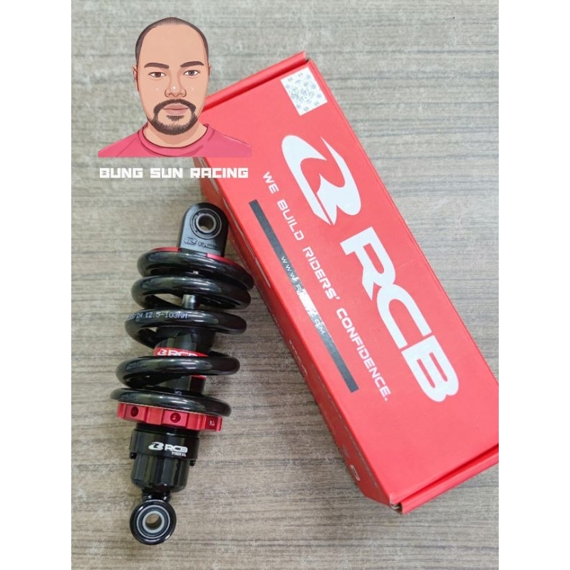 โช็คหลัง RCB  EXCITER150  EXCITER155 SPARK135 X1R  สูง 205 มิล  รุ่น RCB MONOSHOCK M2 LINE Y15ZR