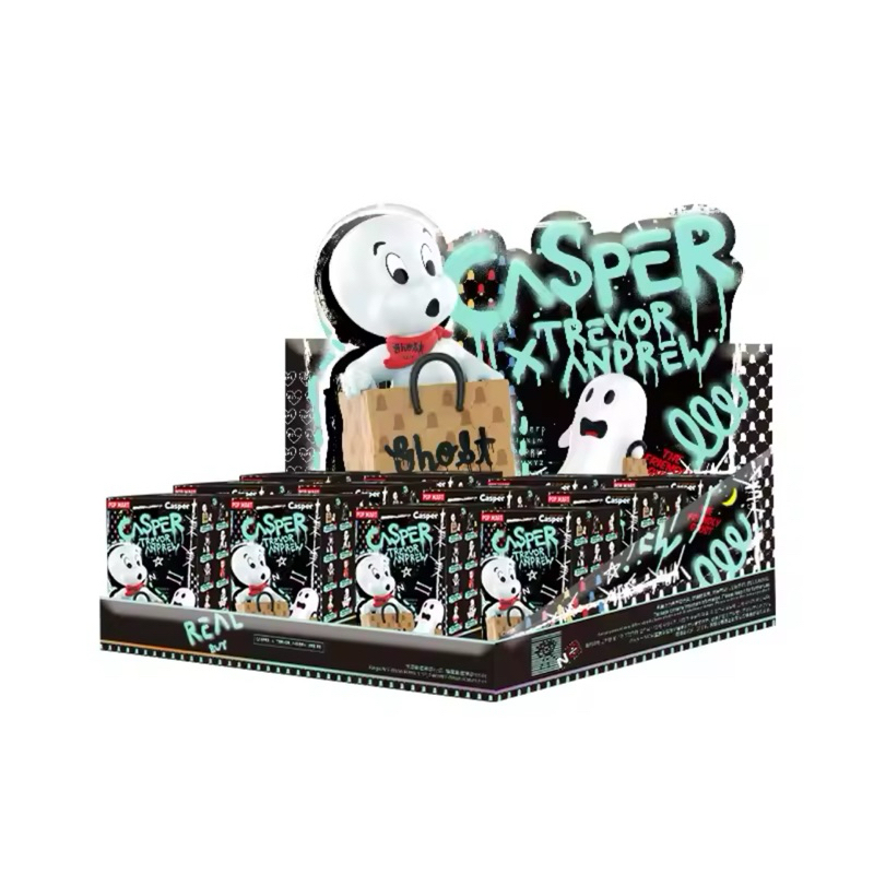 ยกเซ็ท 12 กล่อง POP MART Casper x Trevor Andrew Series Mystery Box