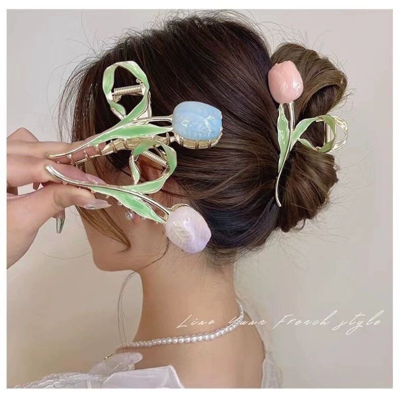 พร้อมส่งจากไทย กิ๊บหนีบผม ดอกทิวลิป ดอกไม้