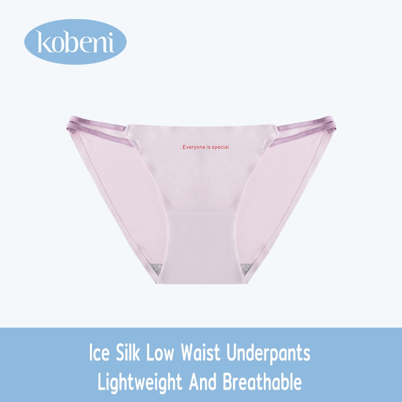 ⭐KOBENI⭐กางเกงในผู้หญิง กางเกงชั้นใน ผ้าเรยอน ไร้รอยต่อ เซ็กซี่ เอวต่ํา นุ่ม และระบายอากาศ ใส่สบาย
