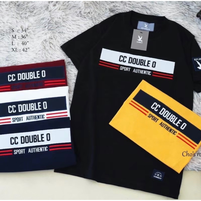 เสื้อยืด CC-OO ผ้าคอตตอน ใส่ได้ทั้งชายและหญิง S M L XL 2XL