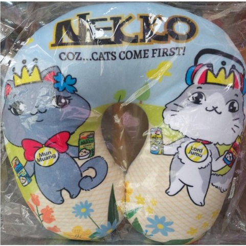Nekko หมอนรองคอ ลายน่ารักๆ พกพาง่าย*โปรดอ่านรายละเอียดก่อนสั่งซื้อ