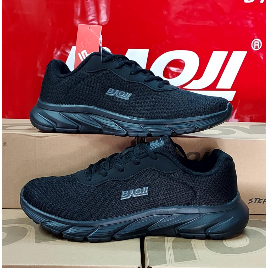 Baoji บาโอจิ BJM 884 สีดำ แท้100% รองเท้าผ้าใบผู้ชาย งานดีมากสวยมาใหม่ ของแท้ 100%