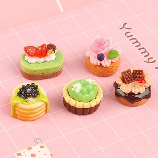 เรซิ่นขนมหวานจิ๋ว 3D (เรซิ่นเปล่า ไม่แถมตัวติด) อุปกรณ์ตกแต่ง งาน DIY แต่งเคสโทรศัพท์ งานฝีมืออื่นๆ ส่งจากไทย C036