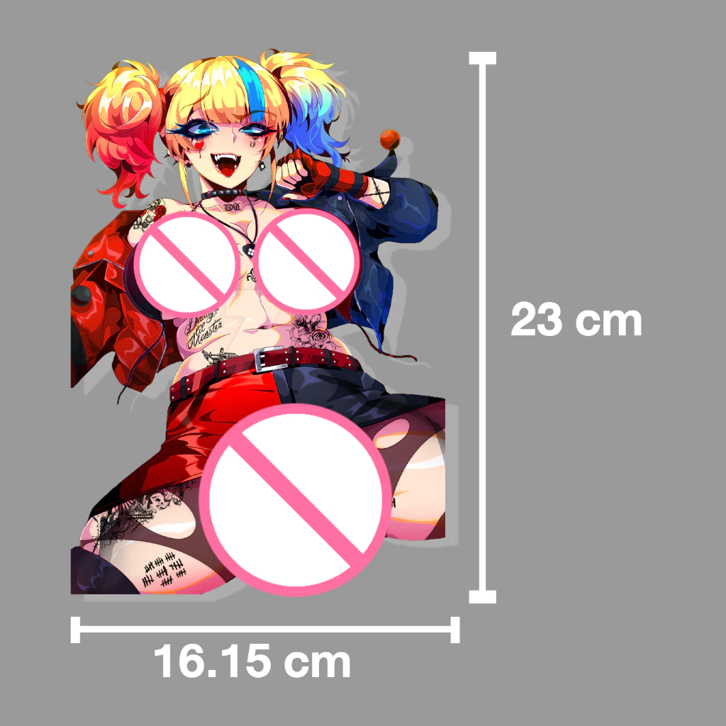 สติกเกอร์ติดรถ Harley Quinn Suicide Squad Isekai thumbnail 3