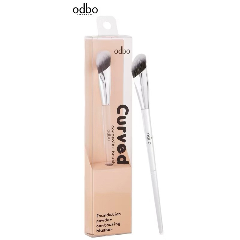 (8057) โอดีบีโอ เคิร์ฟ คอนซีลเลอร์ บรัช แปรงลง คอนซีลเลอร์ และคอนทัวร์ Odbo Curved Concealer Brush