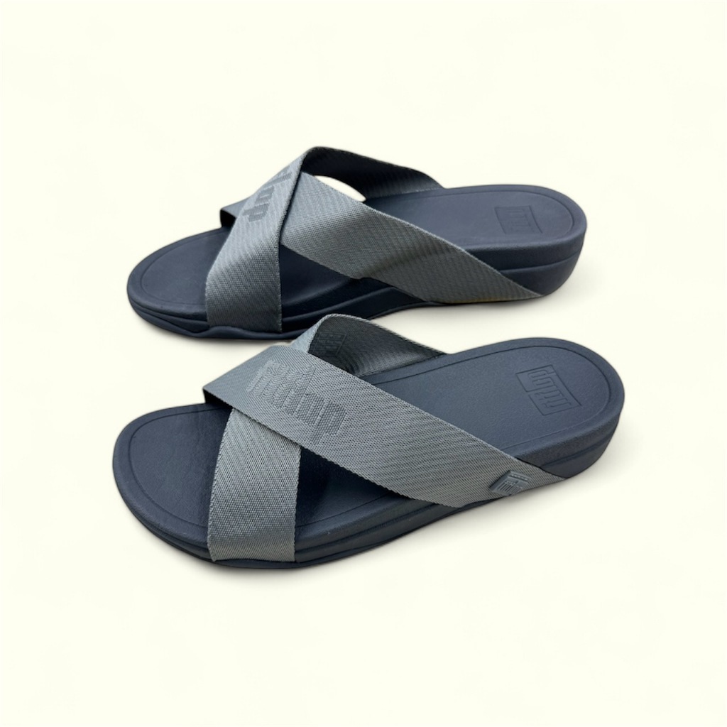 รองเท้าแตะ FItflop แบบสวมสำหรับผู้ชาย ผลิตจากผ้างานสวยคุณภาพดีมีSiz 40----44