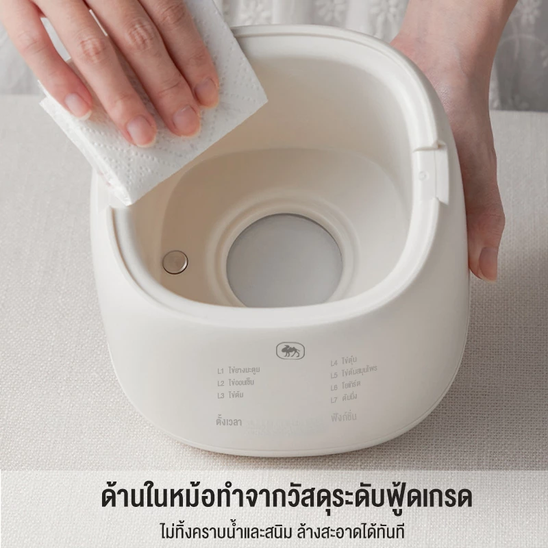 CAMEL เครื่องต้มไข่ เครื่องต้มไข่อัตโนมัติ เครื่องต้มไข่อเนกประสงค์ ใช้งานได้ง่าย ขนาดเล็ก พกพา thumbnail 7