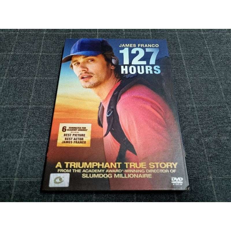 DVD ภาพยนตร์ดราม่าทริลเลอร์จากเหตุการณ์จริง "127 Hours / 127 ชั่วโมง" (2010)