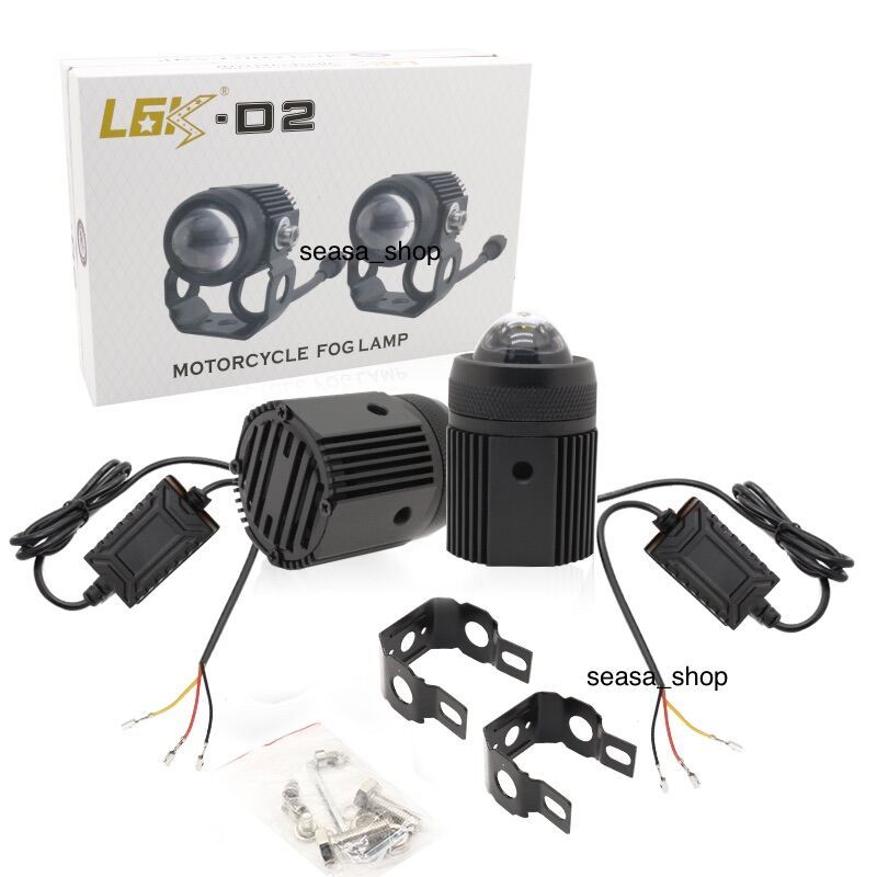 ไฟสปอร์ตไลท์  2 สี รุ่น L6K-D2 20Wแสง ขาว+เหลือง จำนวน2ดวง รุ่นแท้