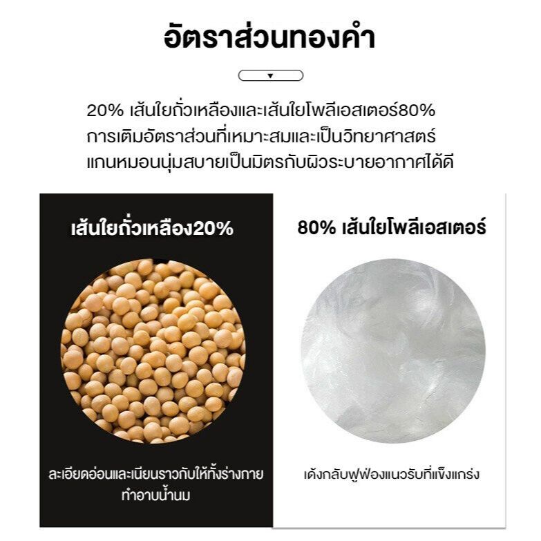 หมอน หมอนสุขภาพ หมอนเพื่อสุขภาพ รองรับคอได้อย่างมีประสิทธิภาพ แก้ปวดคอ เนื้อนุ่ม คุณภาพดี รูปที่ 3