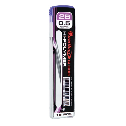 ไส้ดินสอกด 2B ควอนตั้ม Q300 ขนาด 0.5 มม.15ไส้ / 40ไส้