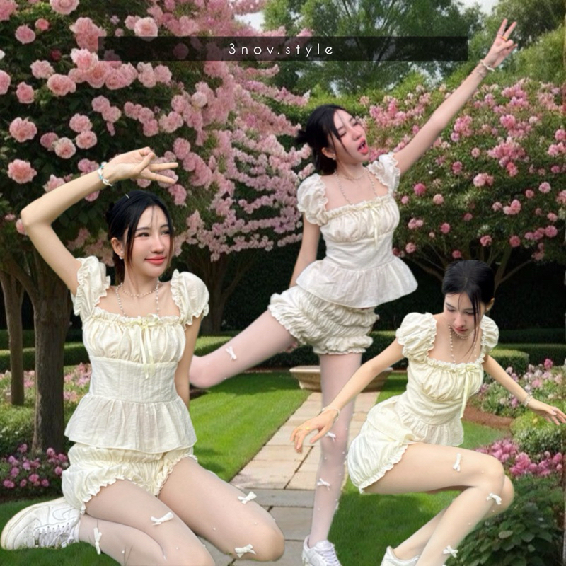 📍พร้อมส่ง 𝟑𝓷𝓸𝓿 | 𝓒𝓪𝓵𝓲𝓪𝓷𝓪 𝓢𝓮𝓽 : ชุดเซ็ตเจ้าหญิง👑 (🏷️ 𝙨𝙪𝙬𝙞𝙢𝙤𝙡)