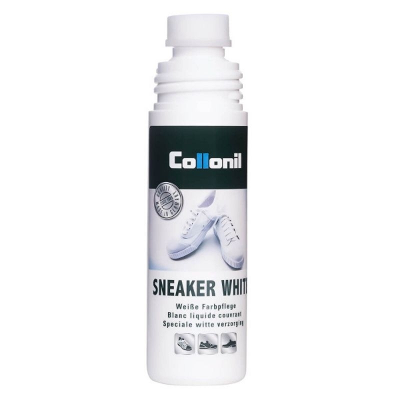 Collonil Sneaker White 100ml โคโลนิลน้ำยาเคลือบผิวรองเท้าผ้าใบสีขาว, midsole ขอบยางรองเท้า