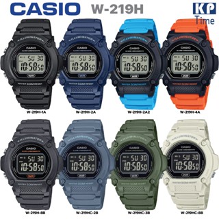 Casio นาฬิกาข้อมือผู้ชาย/ผู้หญิง สายเรซิน รุ่น W-219H ของแท้…