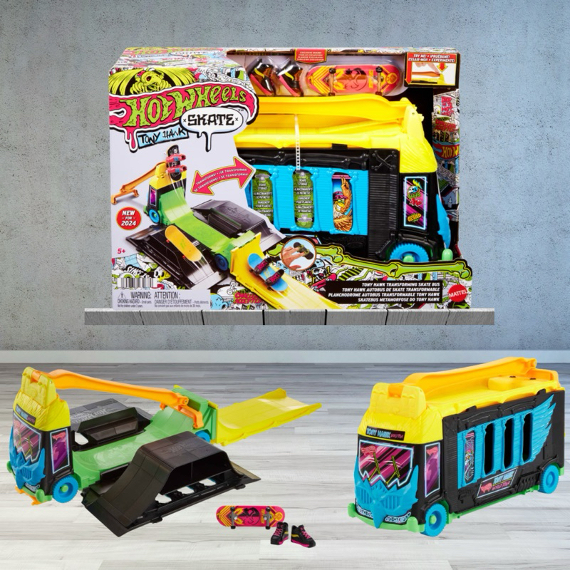Hot Wheels Skate Tony Hawk Transforming Skate Bus