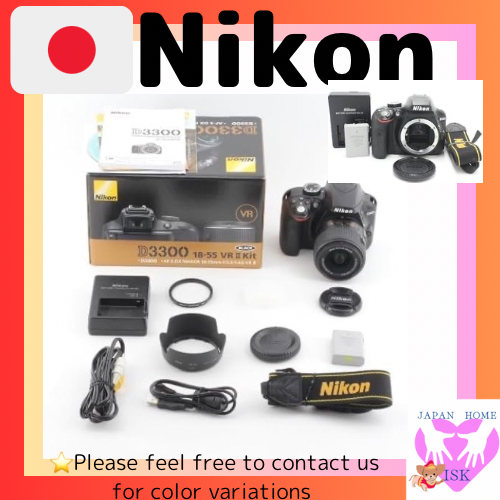 ชุดเลนส์ Nikon D3300 18-55 Vr Ii สีดํา D3300Lkbk ส่งตรงจากญี่ปุ่นใช้ Nikon Dslr D3300 Body สีดํา
