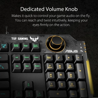 ASUS RA04 Gaming Keyboard TUF GAMING K1 (90MP01X0-BKLA00)