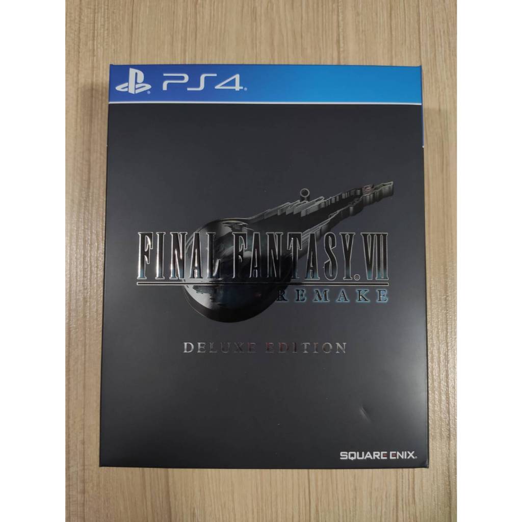 มือสอง PS4 Final Fantasy FF 7 VII Remake Deluxe Edition Zone 3 steelbook มีโค้ด กล่องเหล็กมีรอยขนแมว