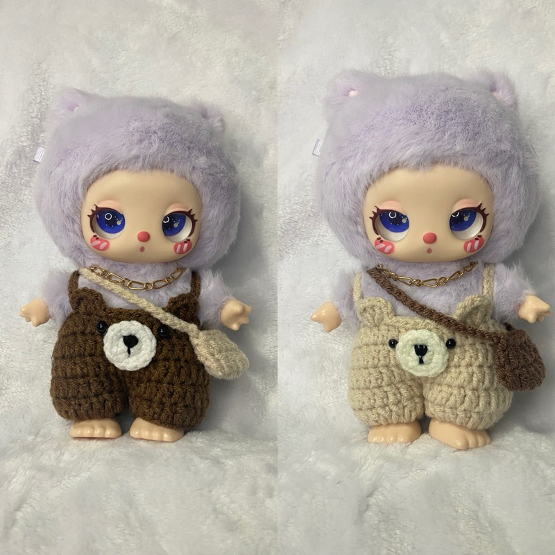 ชุดน้องไลลา Liila lucky cat set 2 ชิ้น ชุดหมี+สะพายข้างหมี