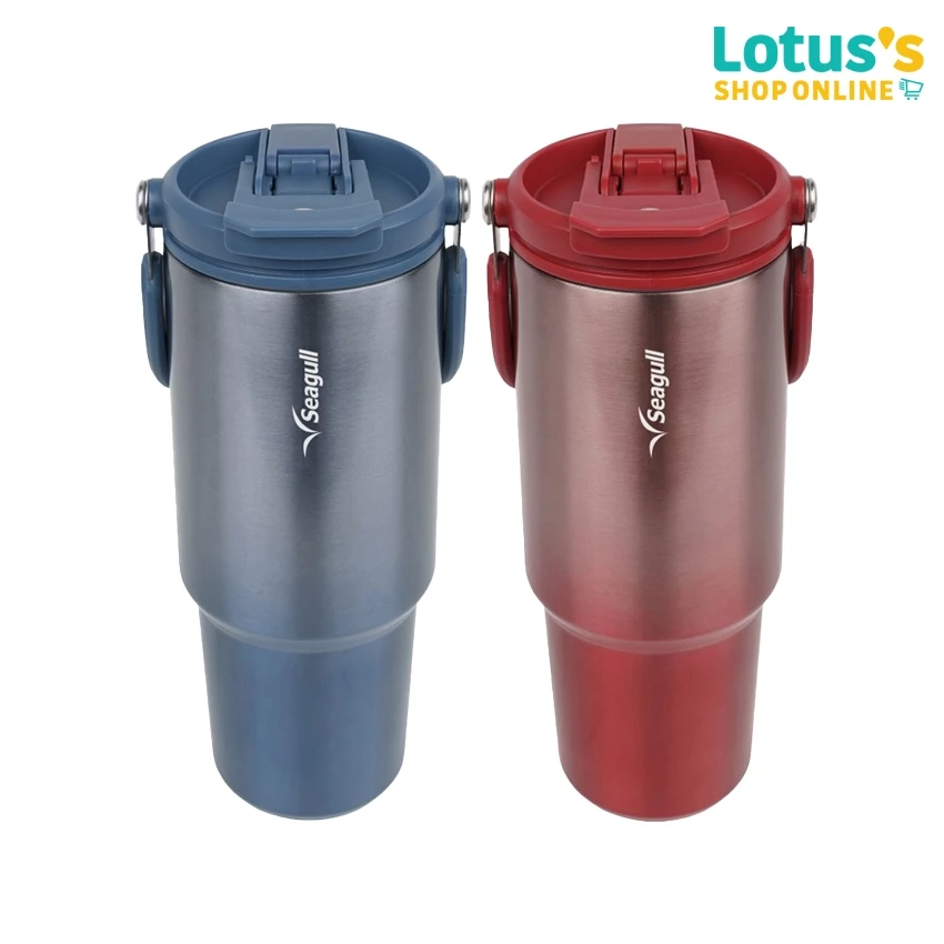 ซีกัล แก้วน้ำสุญญากาศ ทูโก รุ่นเรดดี้ ความจุ 0.9 ลิตร SEAGULL READY TO GO VACUUM MUG BLUE 0.9 L.
