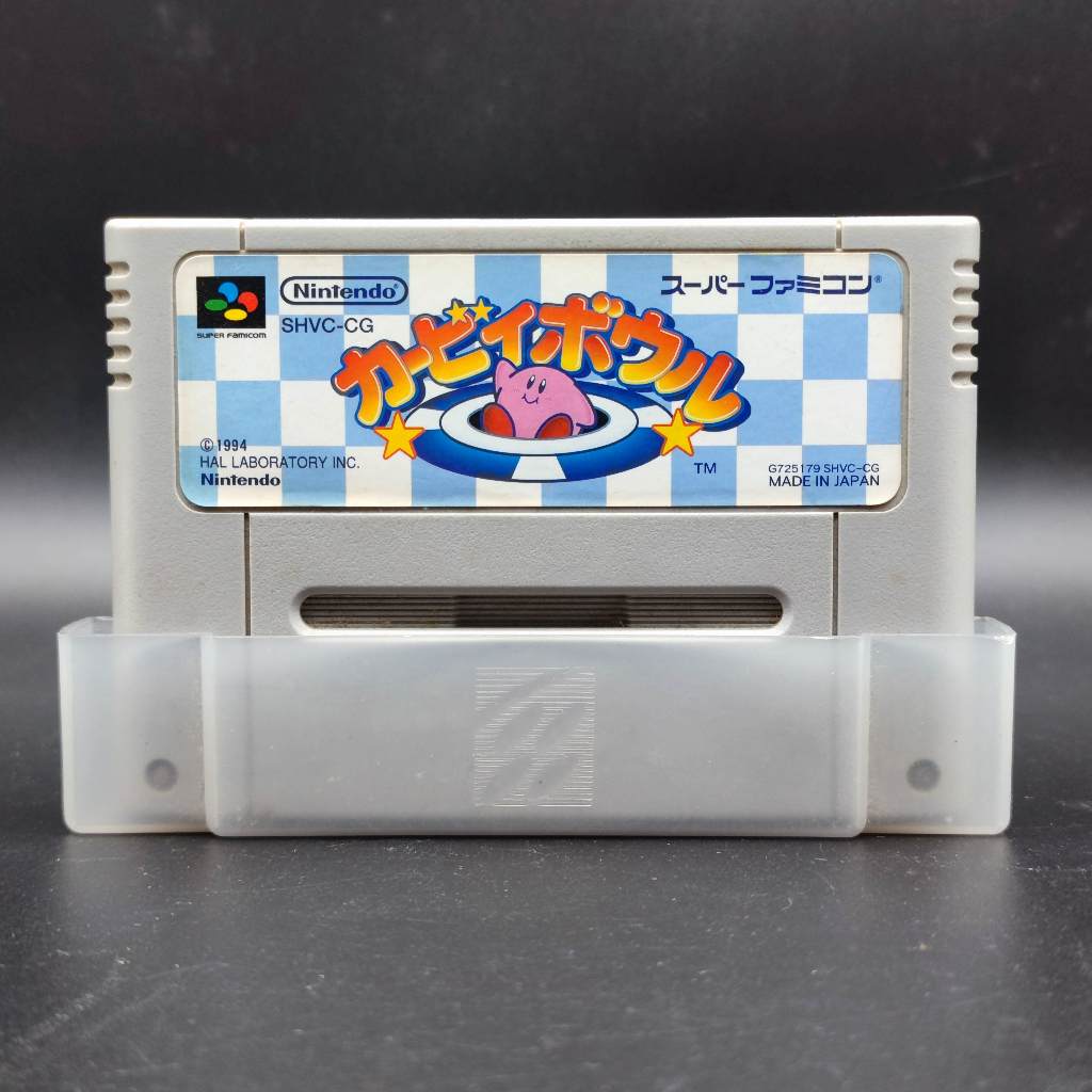 Kirby Bowl (Kirby's Dream Course) [SFC] ตลับแท้ เทสแล้ว เล่นได้ Super Famicom มีปลอกสวม กันฝุ่นให้